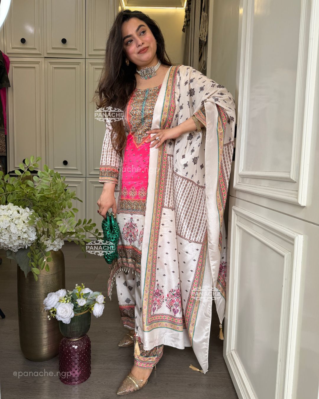 Printed Karachi set