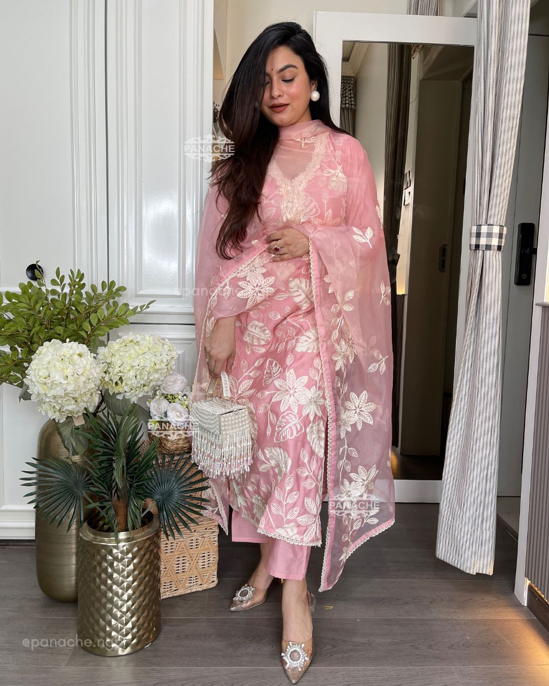 Karachi embroidered pastels sets