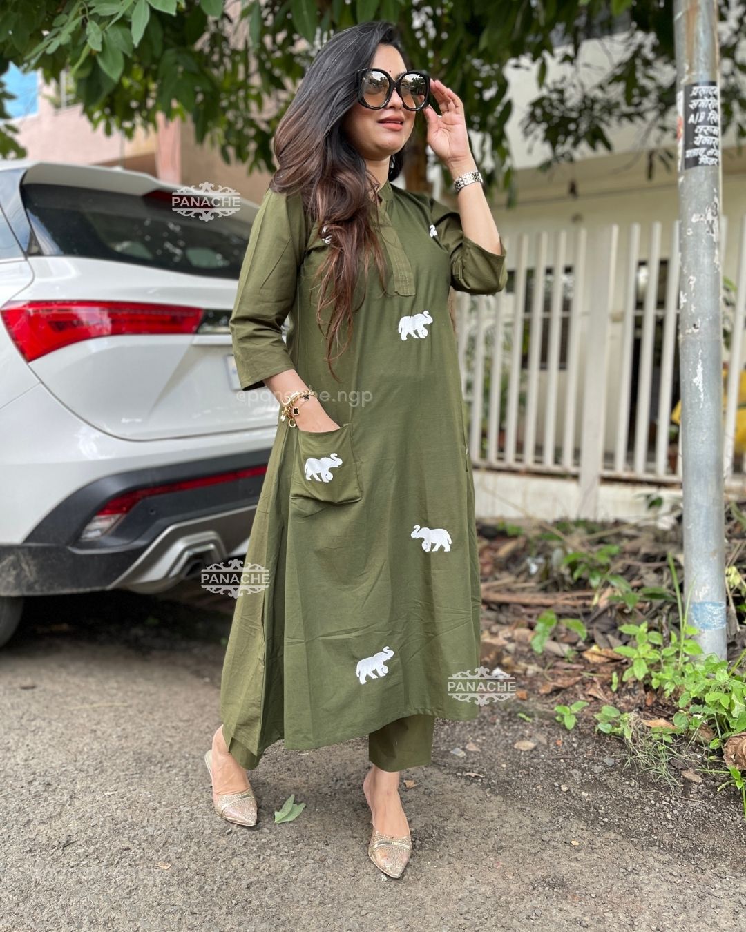 Embroidered budget daily wear coords