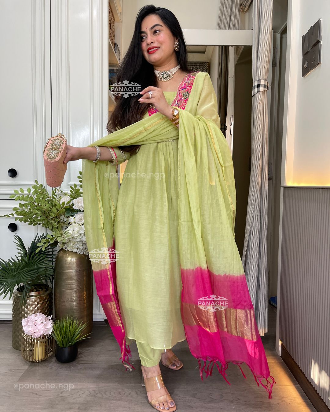 Garden fresh green suit set