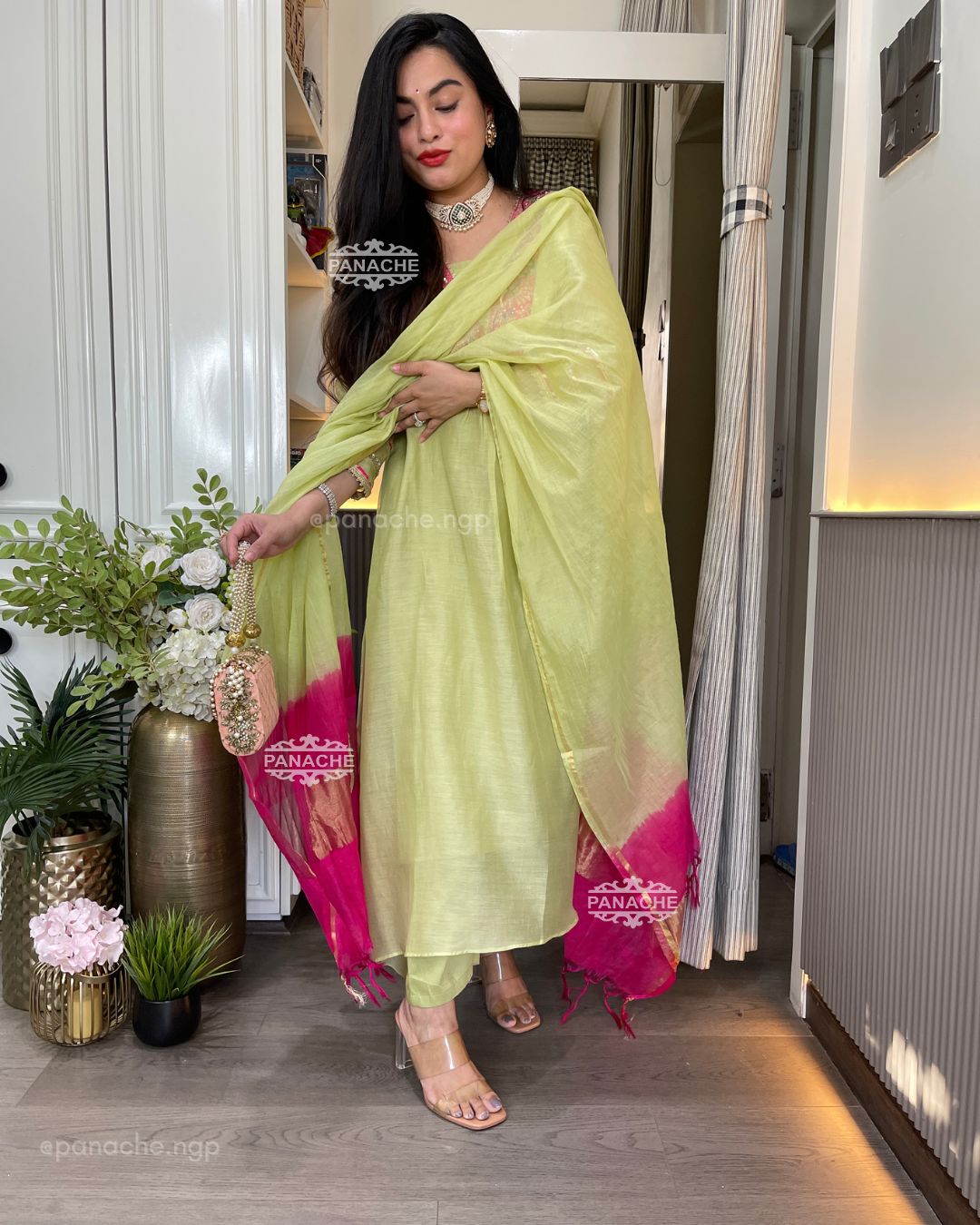 Garden fresh green suit set