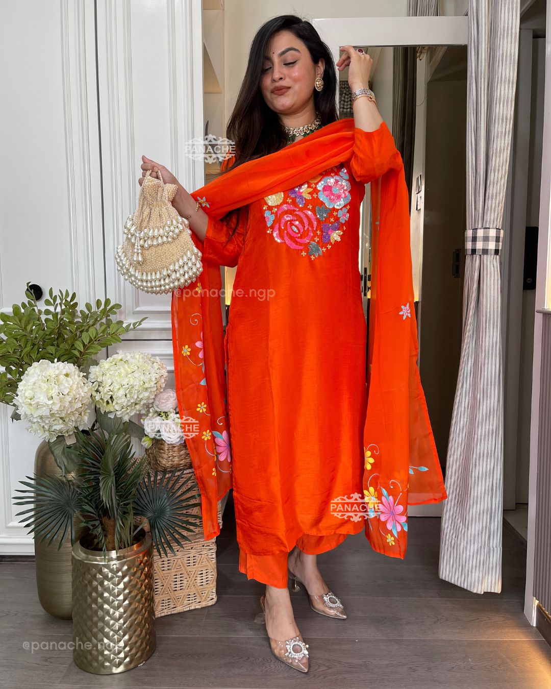 Orange blossom suit set