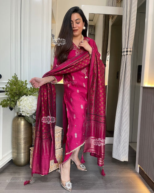 Semi formal tulip pants set