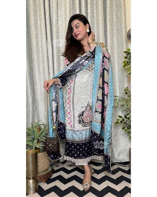 Karachi special printed Muslin