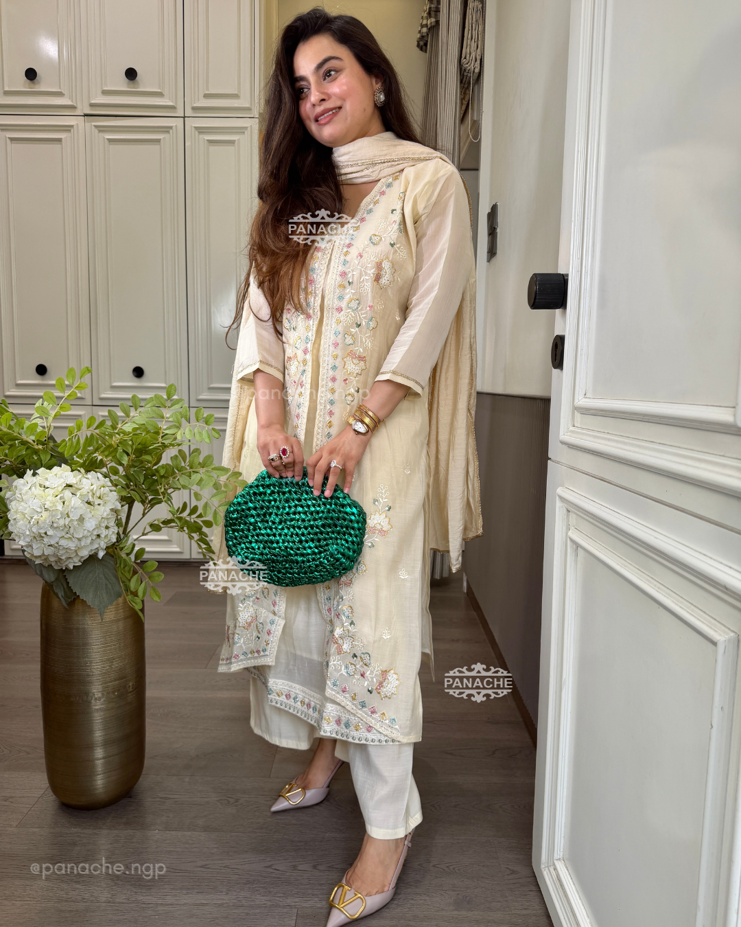 Karachi cape suits