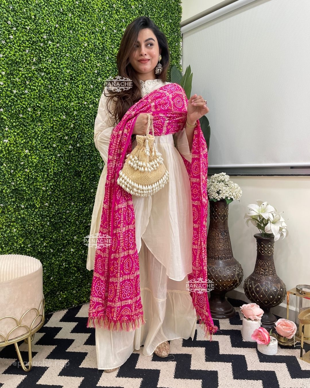 Bandhani sharara set