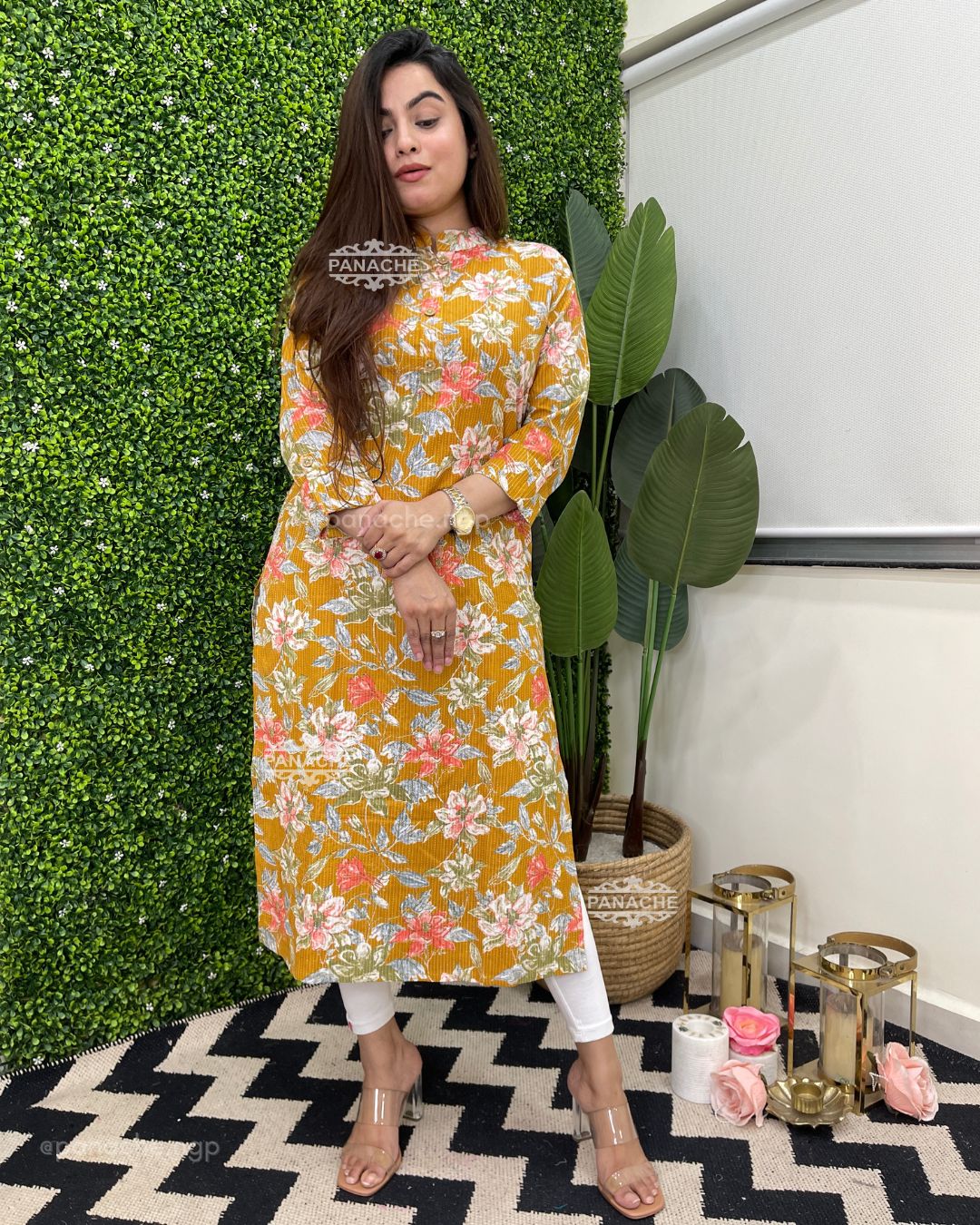 Floral cotton kurti!