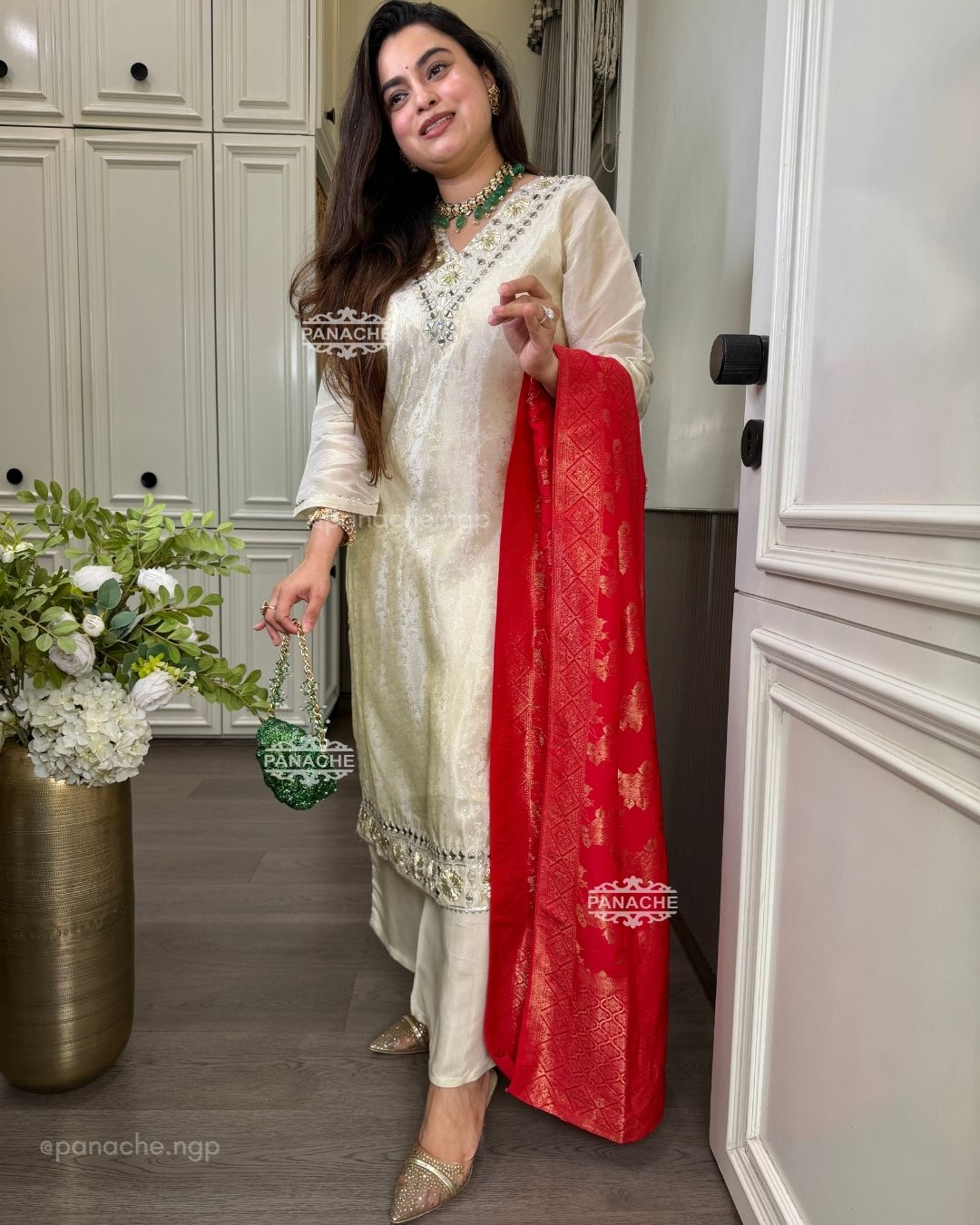 Ivory sindoori set