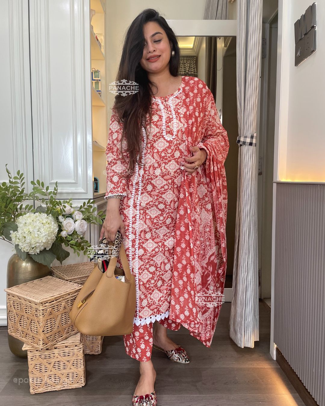 Karachi casual rust set