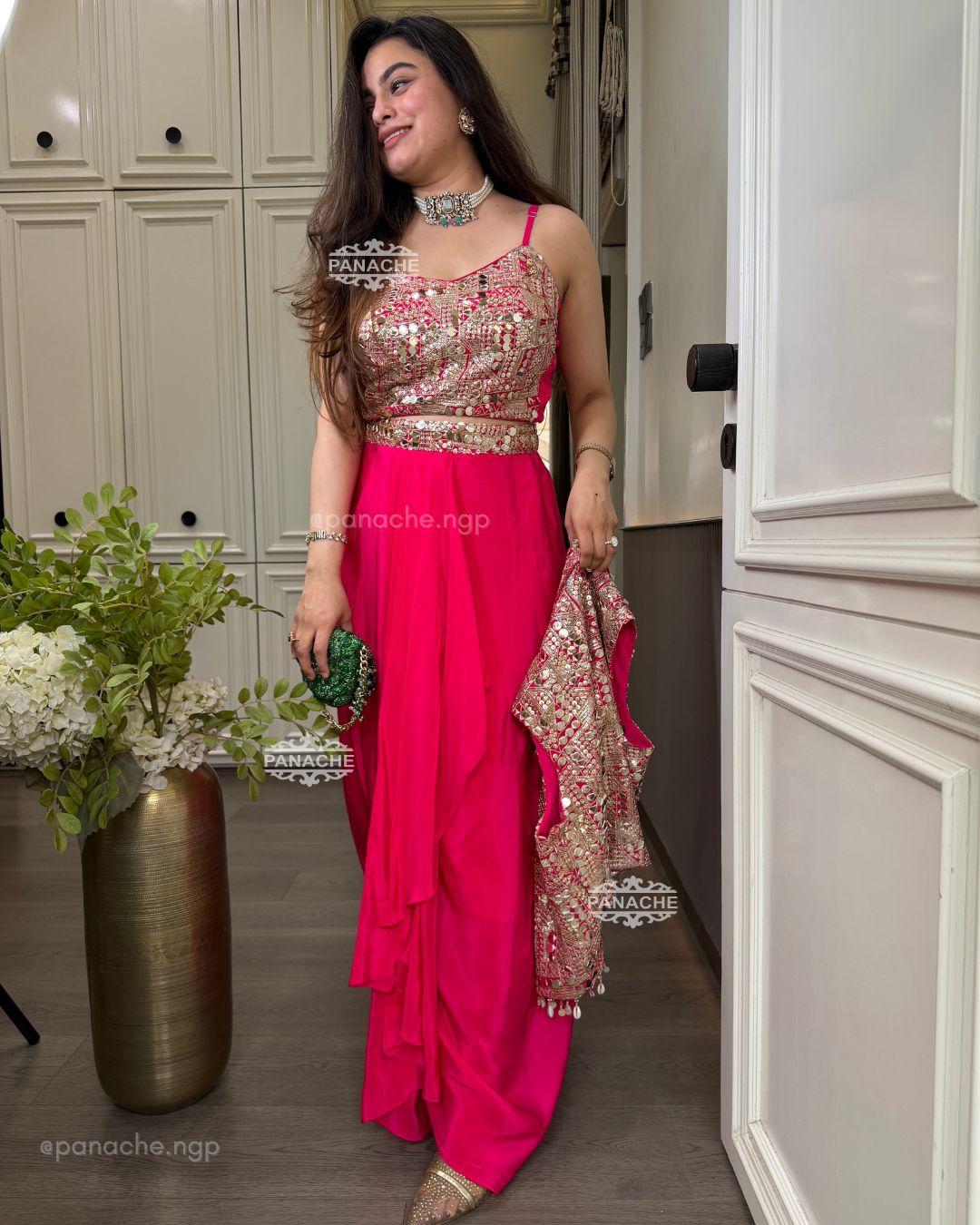 Drapes and bling set