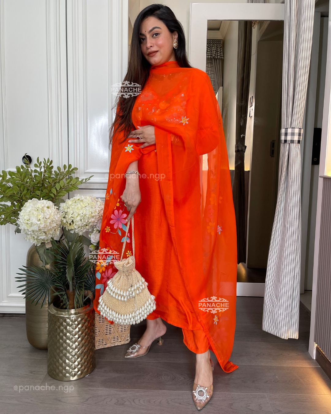 Orange blossom suit set