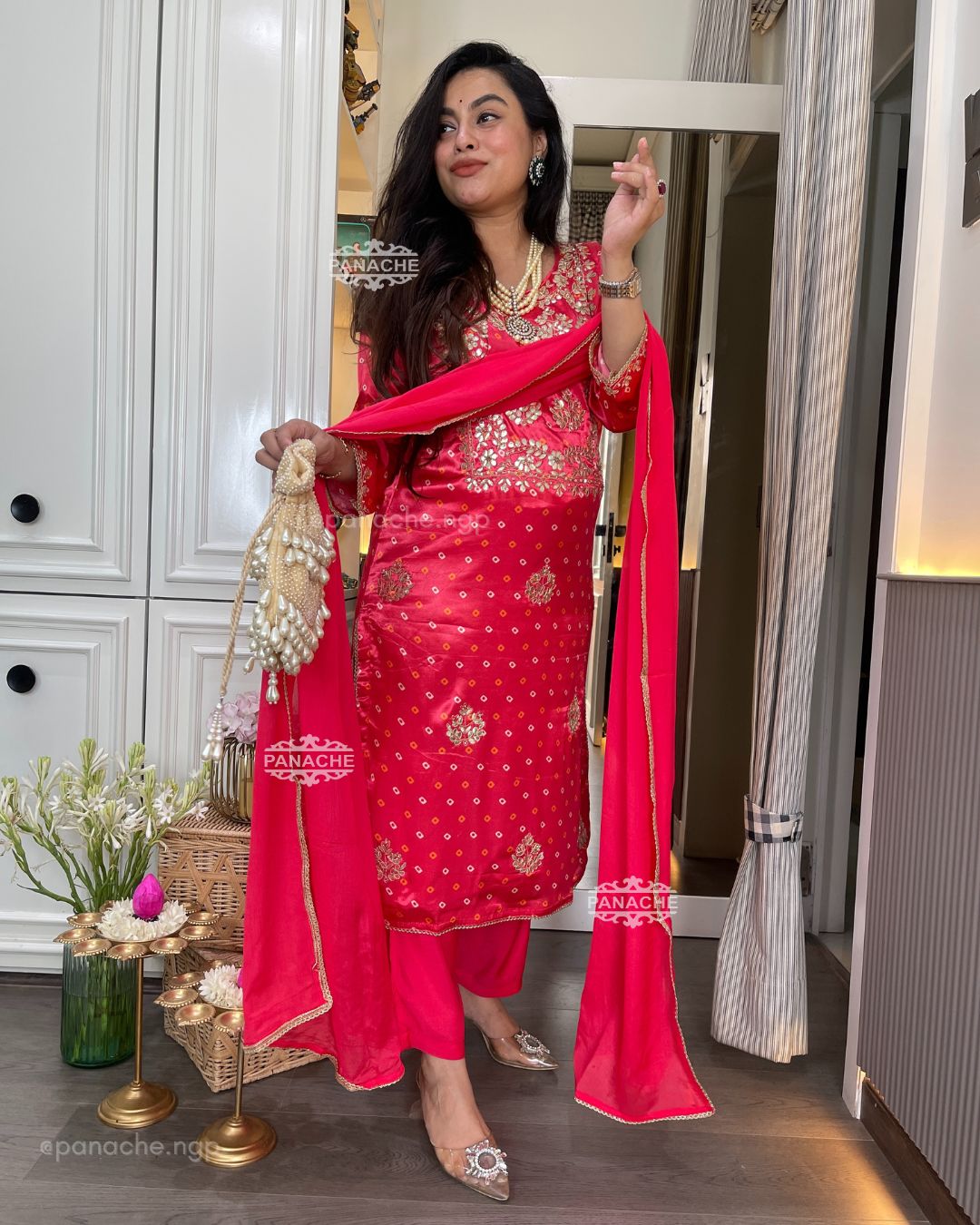 Gajji silk Bandhani sets