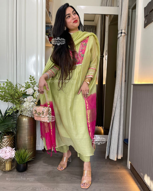 Garden fresh green suit set