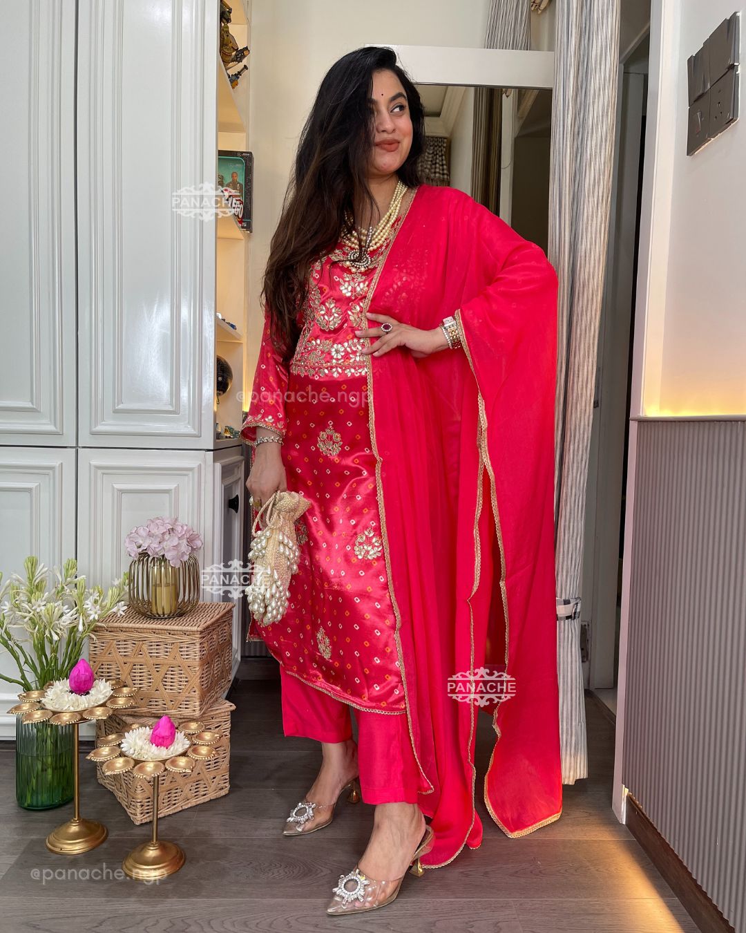 Gajji silk Bandhani sets