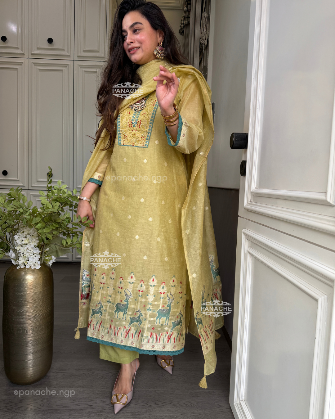 Amara woven suit set