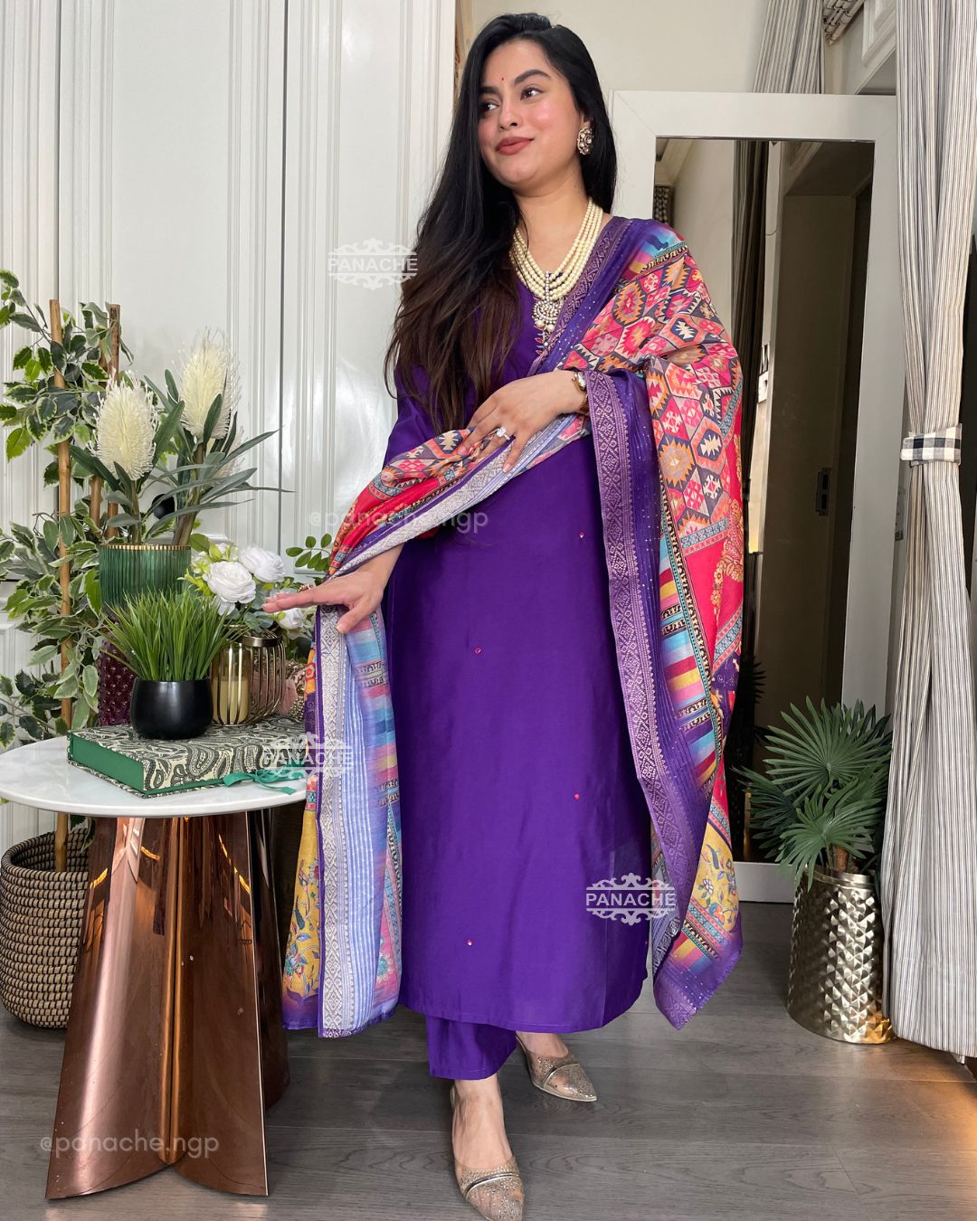 Purple Patola set