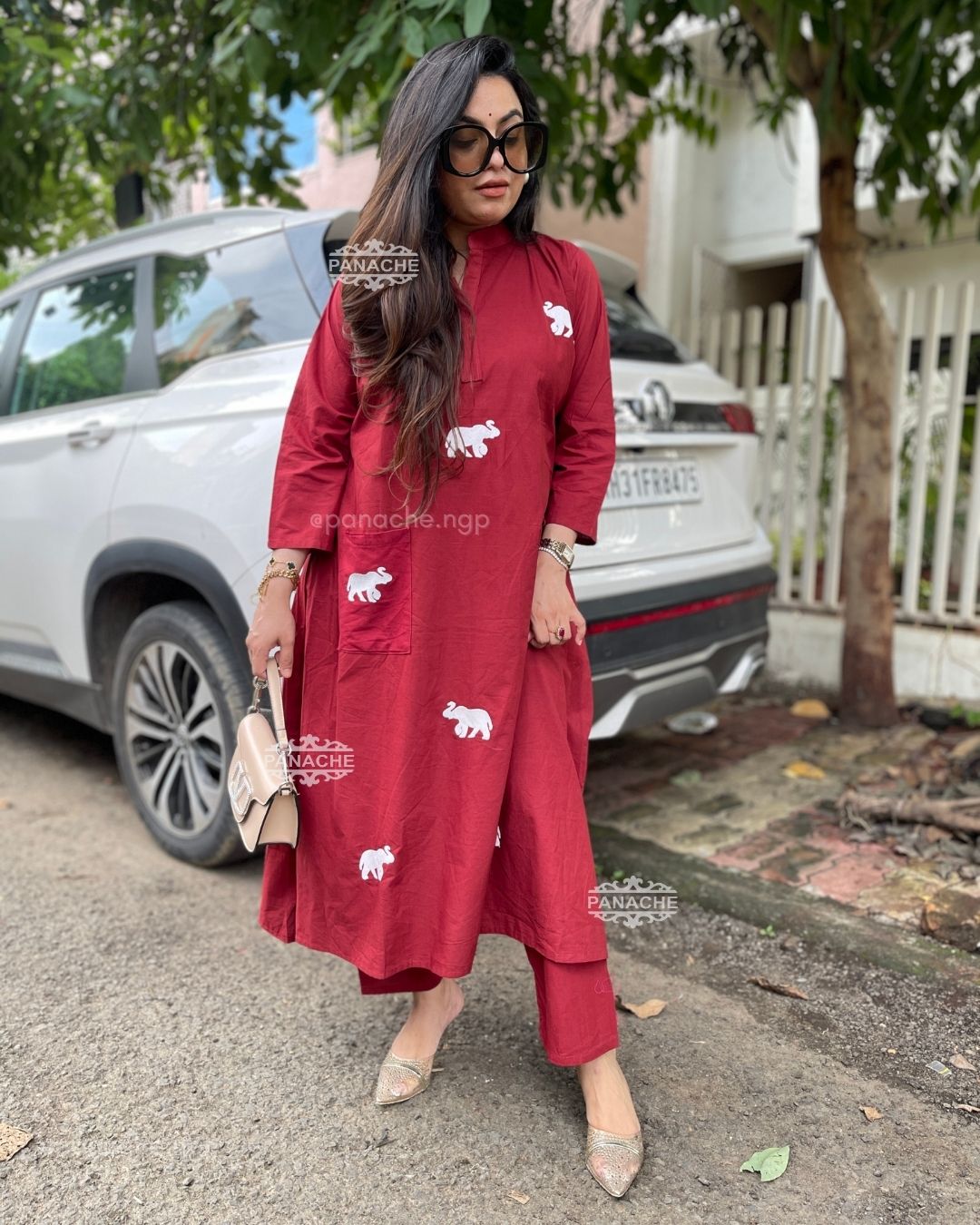 Embroidered budget daily wear coords