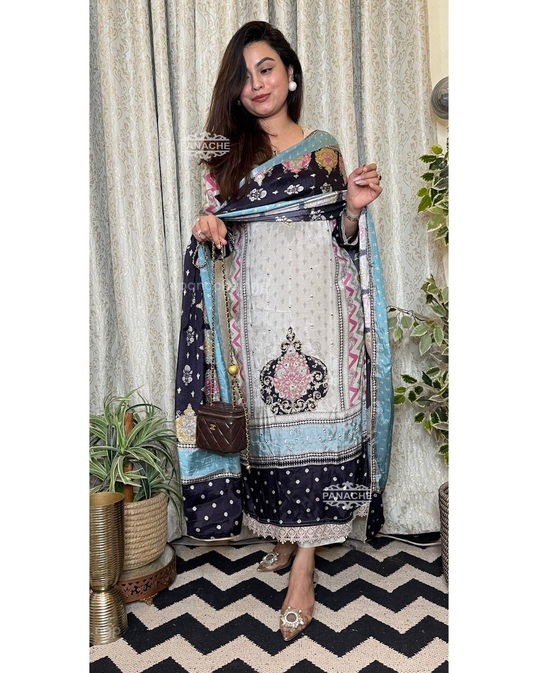 Karachi special printed Muslin