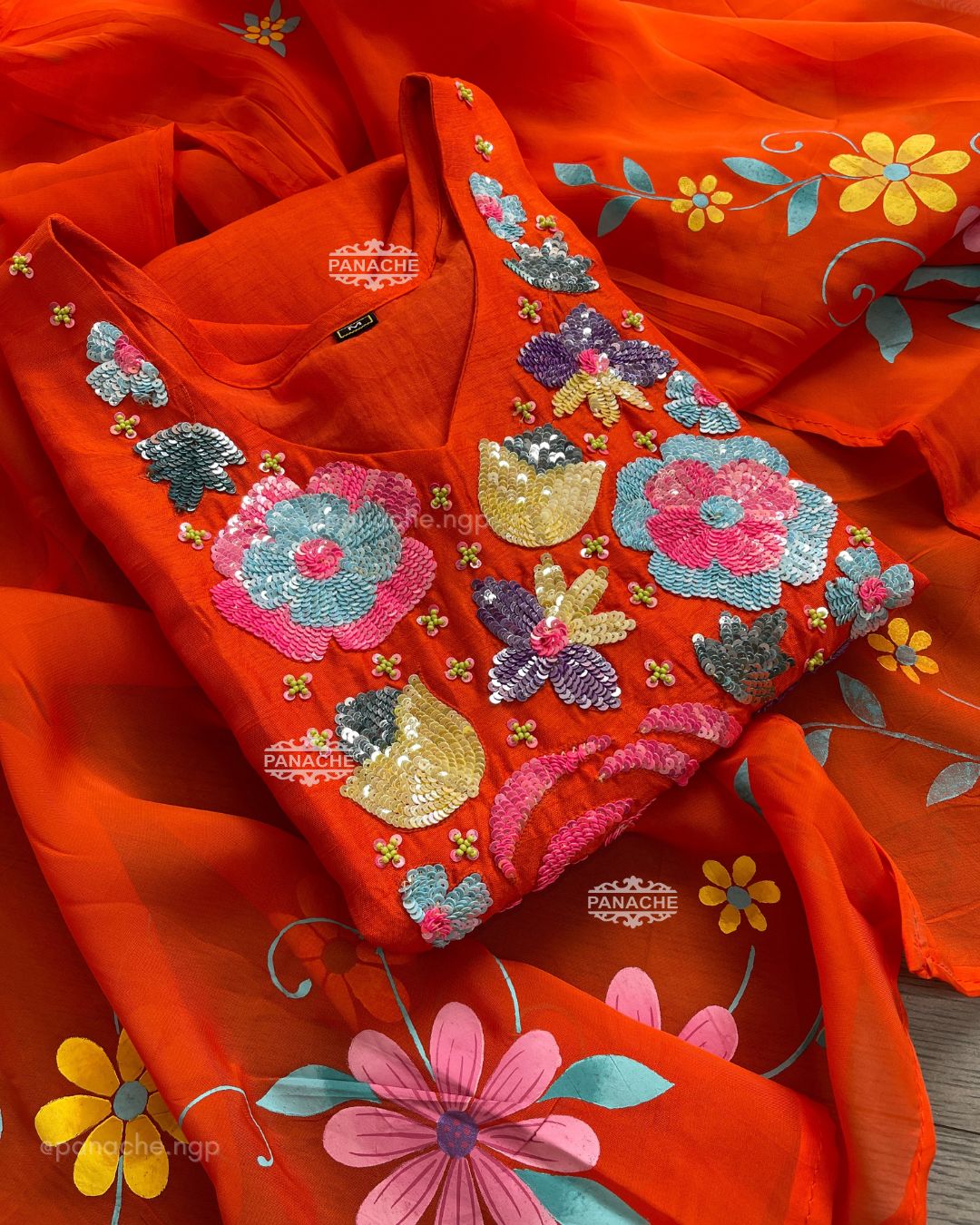 Orange blossom suit set