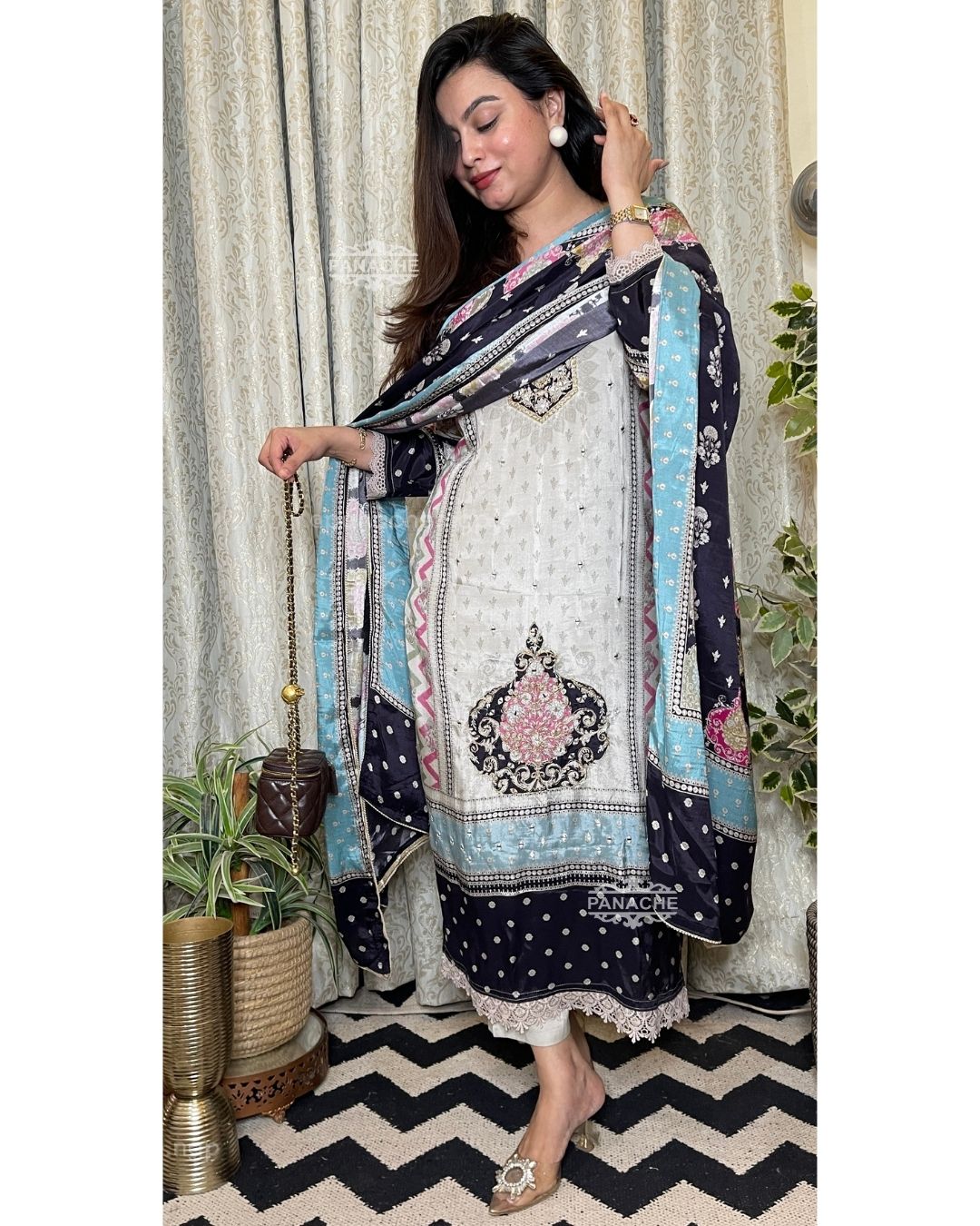 Karachi special printed Muslin