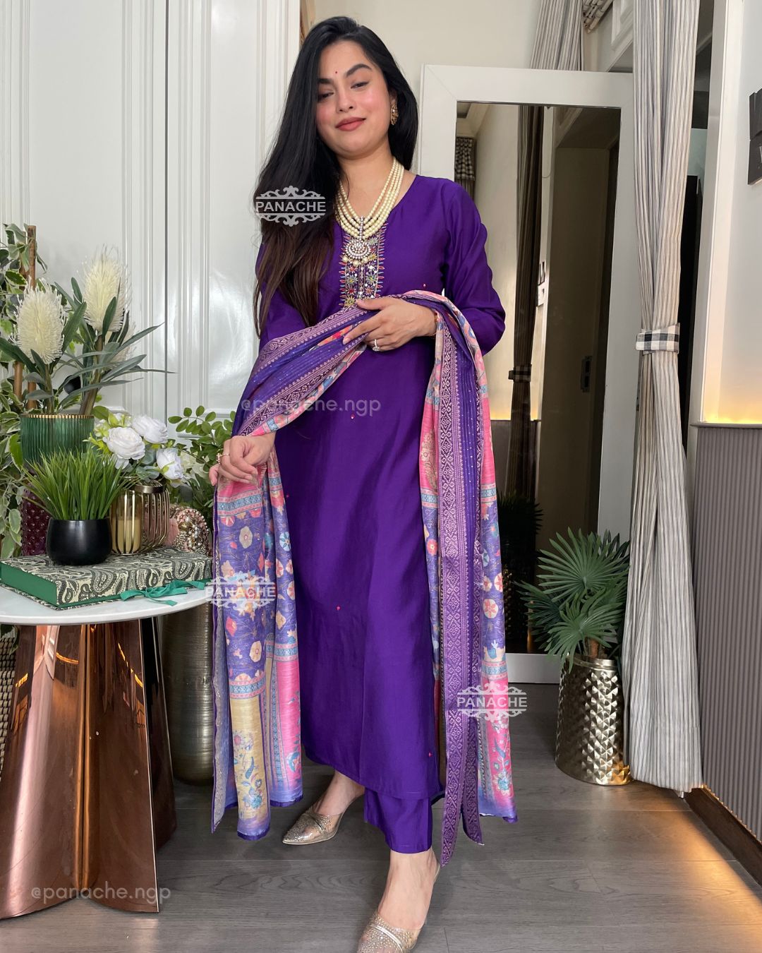 Purple Patola set