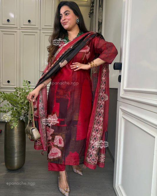 Surkh festive suit