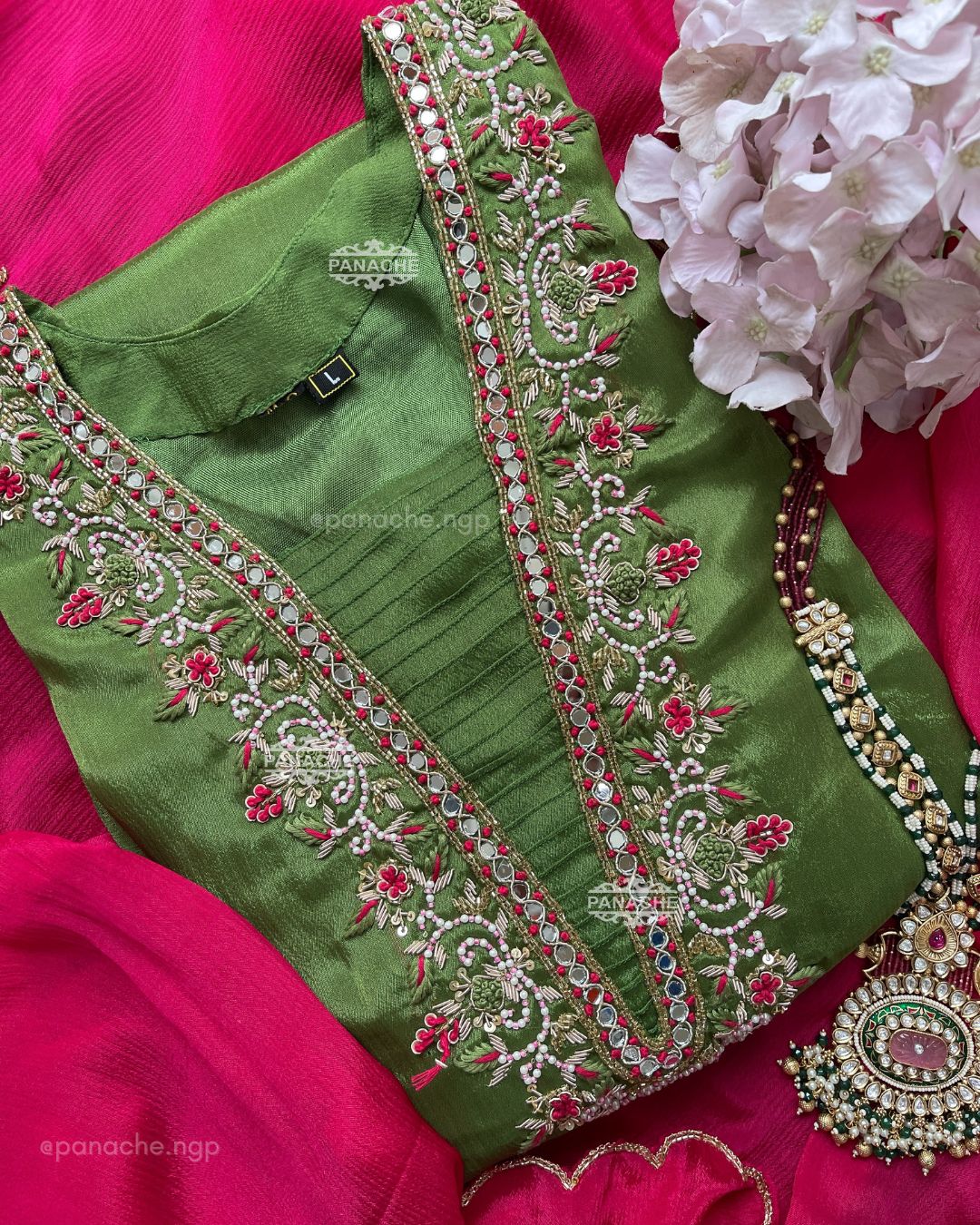 PARTYWEAR chinnon set