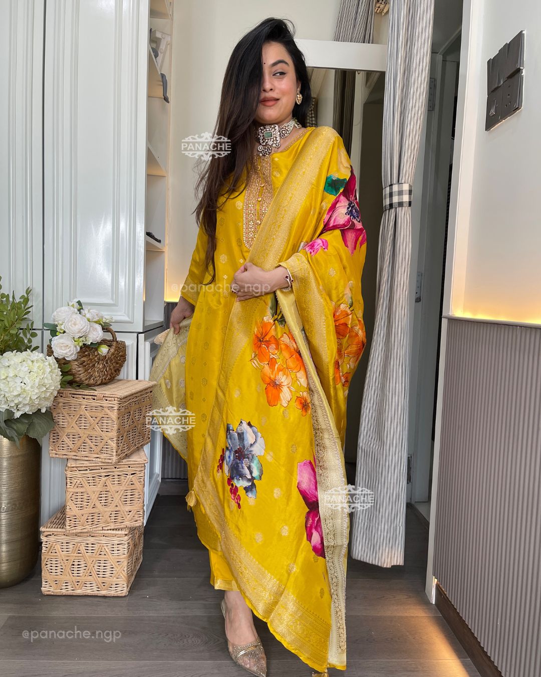 Haldi floral set