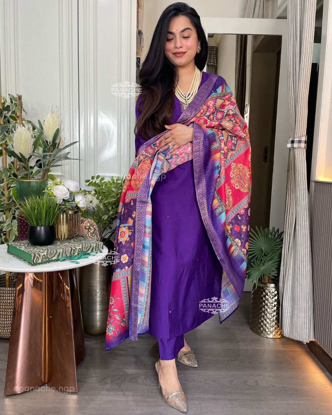 Purple Patola set