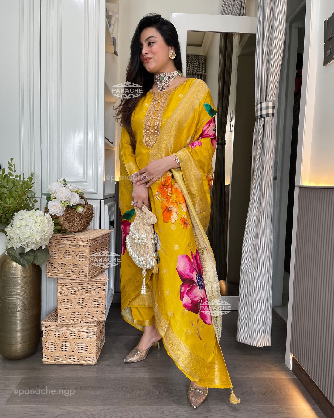 Haldi floral set