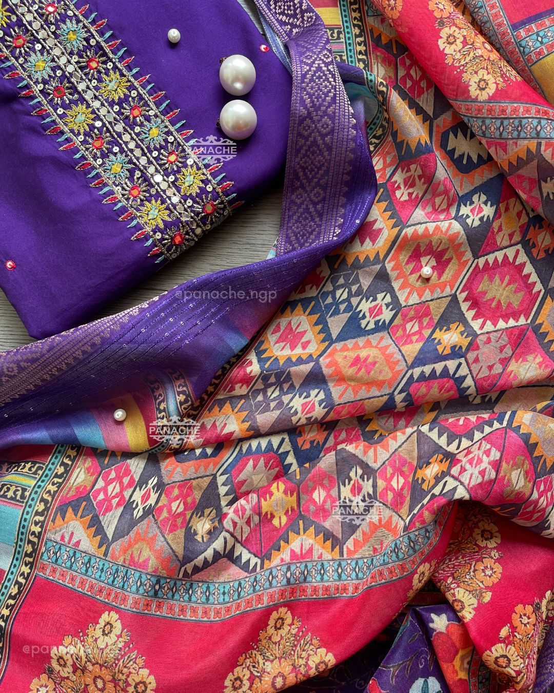 Purple Patola set