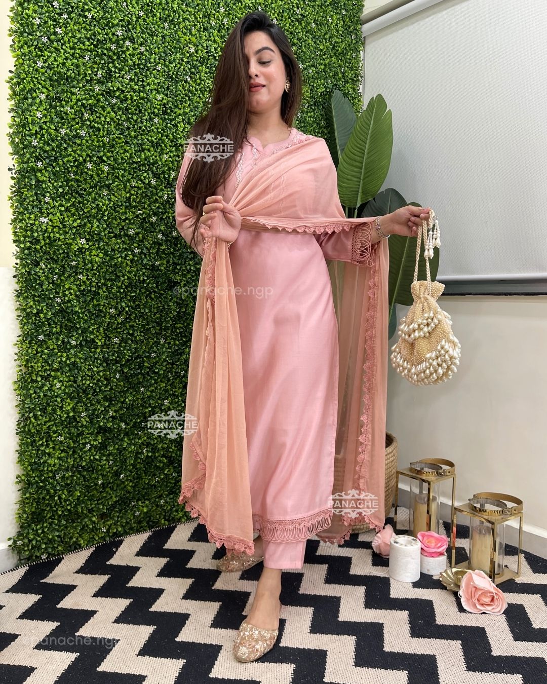 Powder pink karachi special