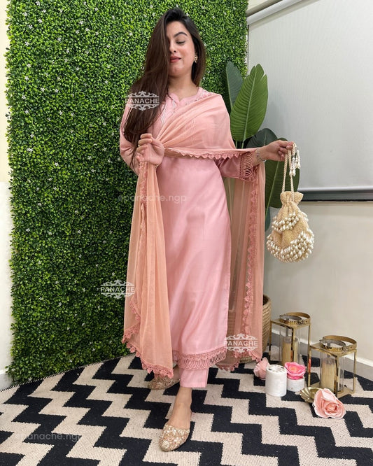 Powder pink karachi special