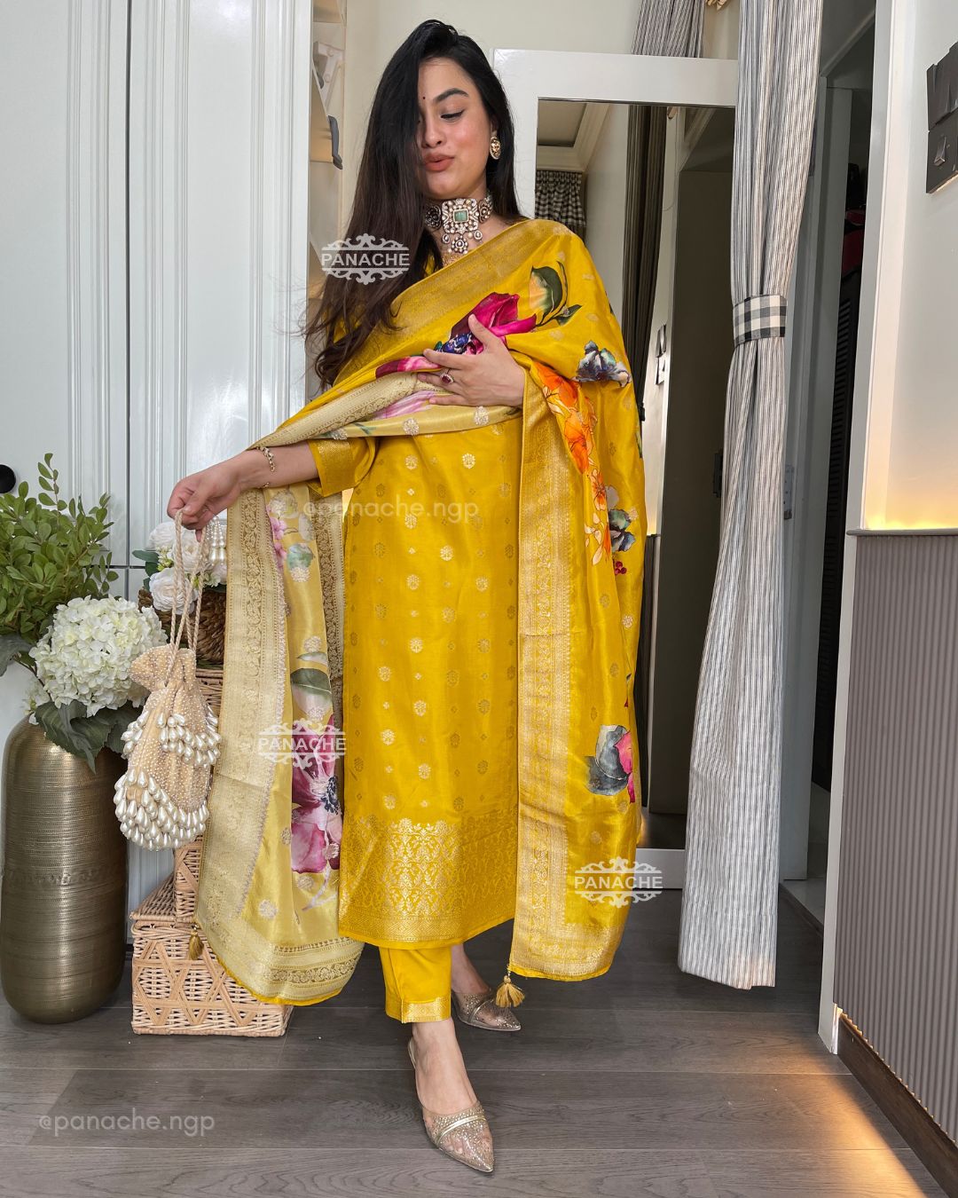 Haldi floral set