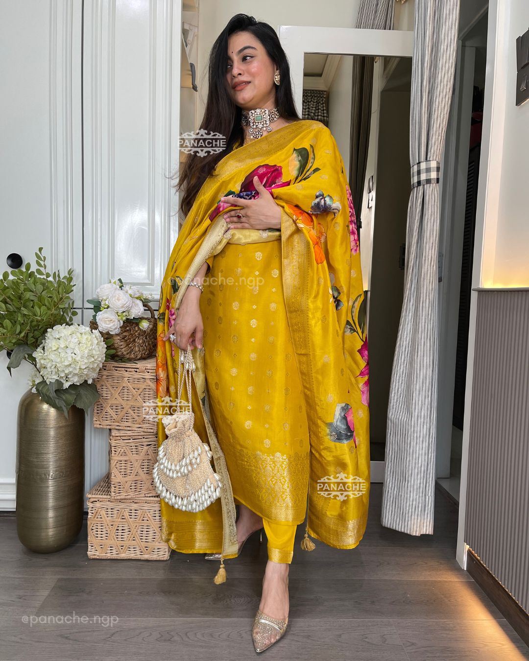 Haldi floral set