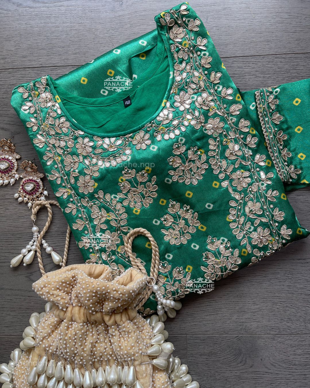 Gajji silk Bandhani sets