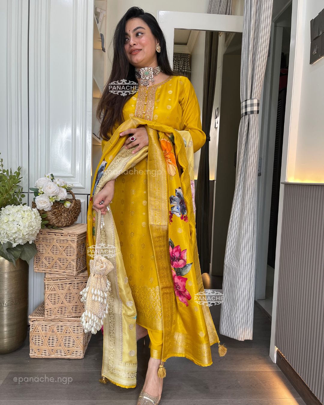 Haldi floral set