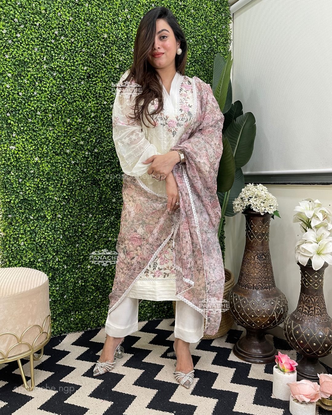 Orgenza karachi suit set