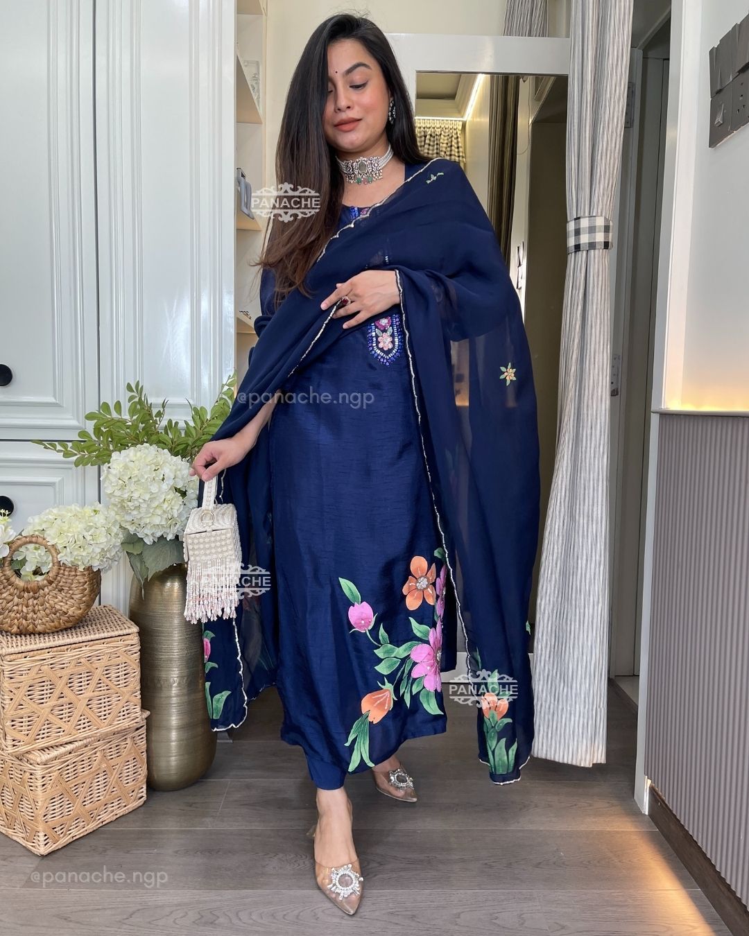 Hand painted Zulfia set