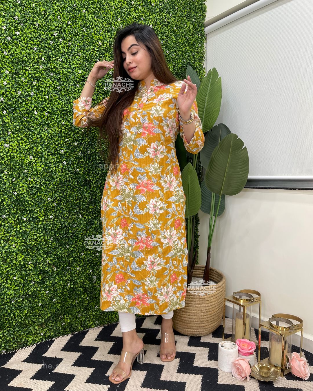 Floral cotton kurti!