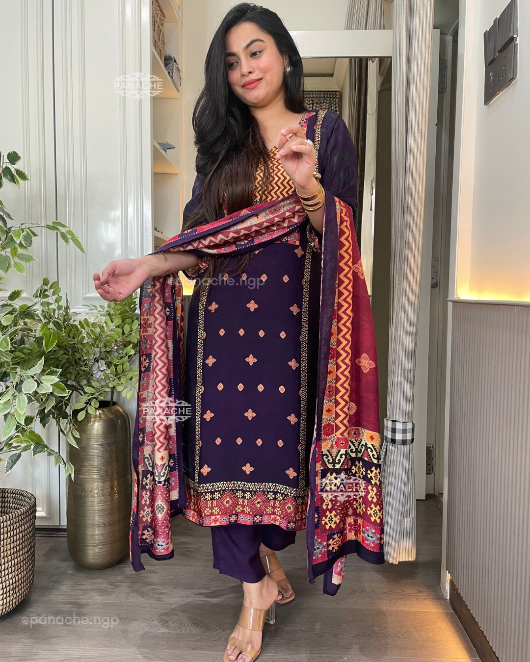 Patola semi formal set