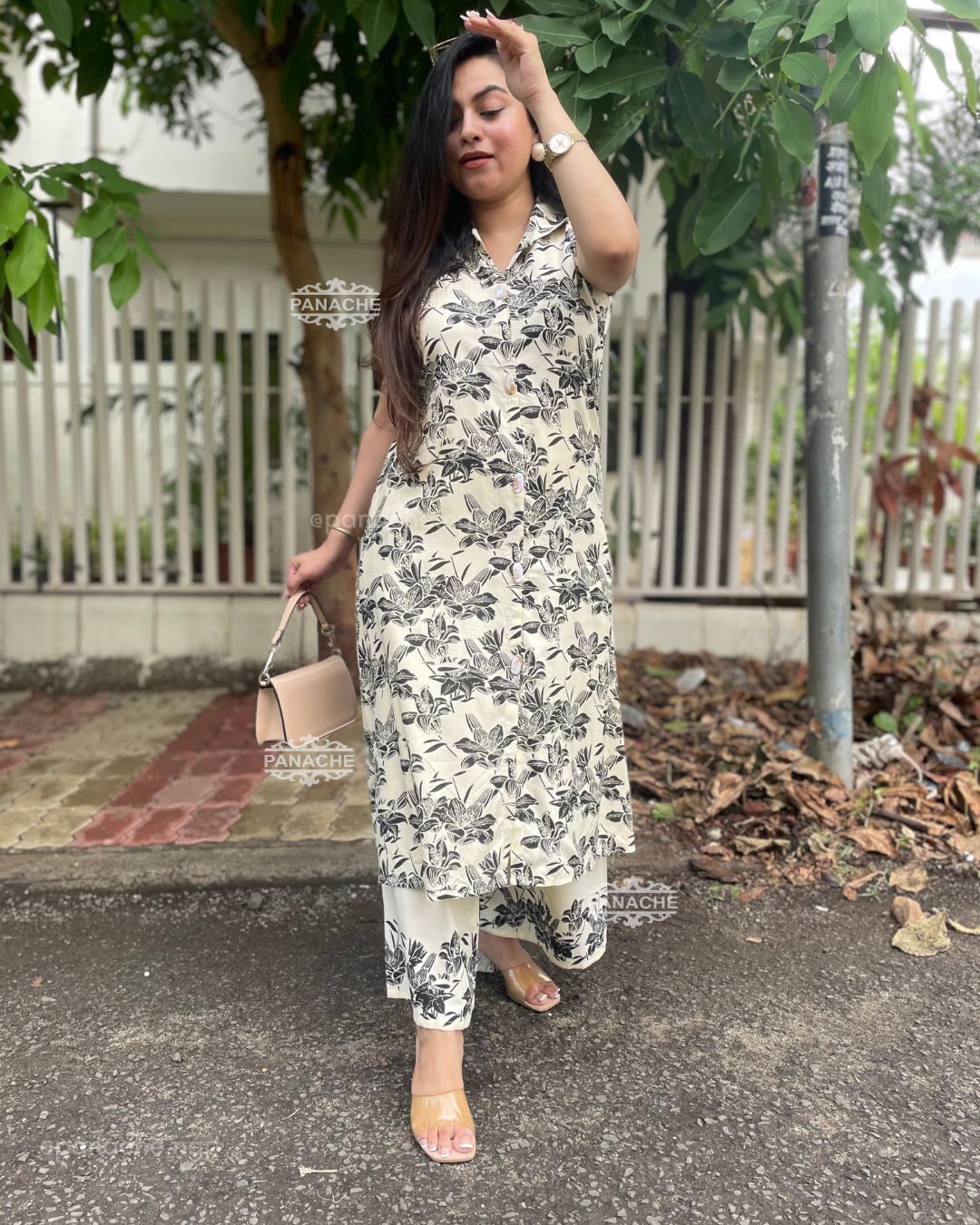 Monochrome slub coords