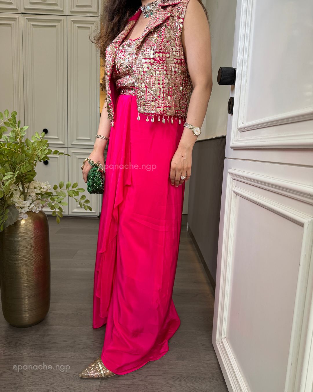 Drapes and bling set
