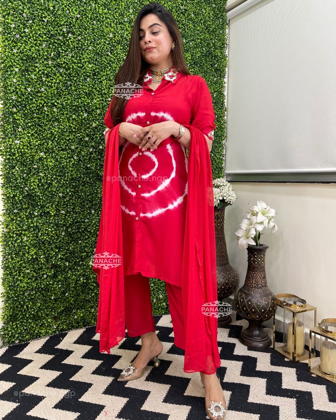 Sindoori red suit set