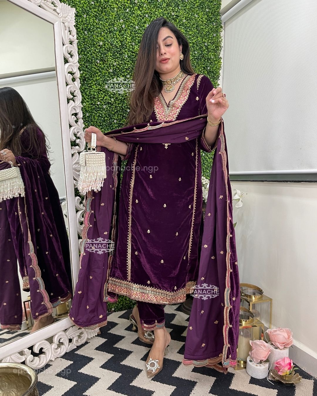 Party-wear Microvelvets