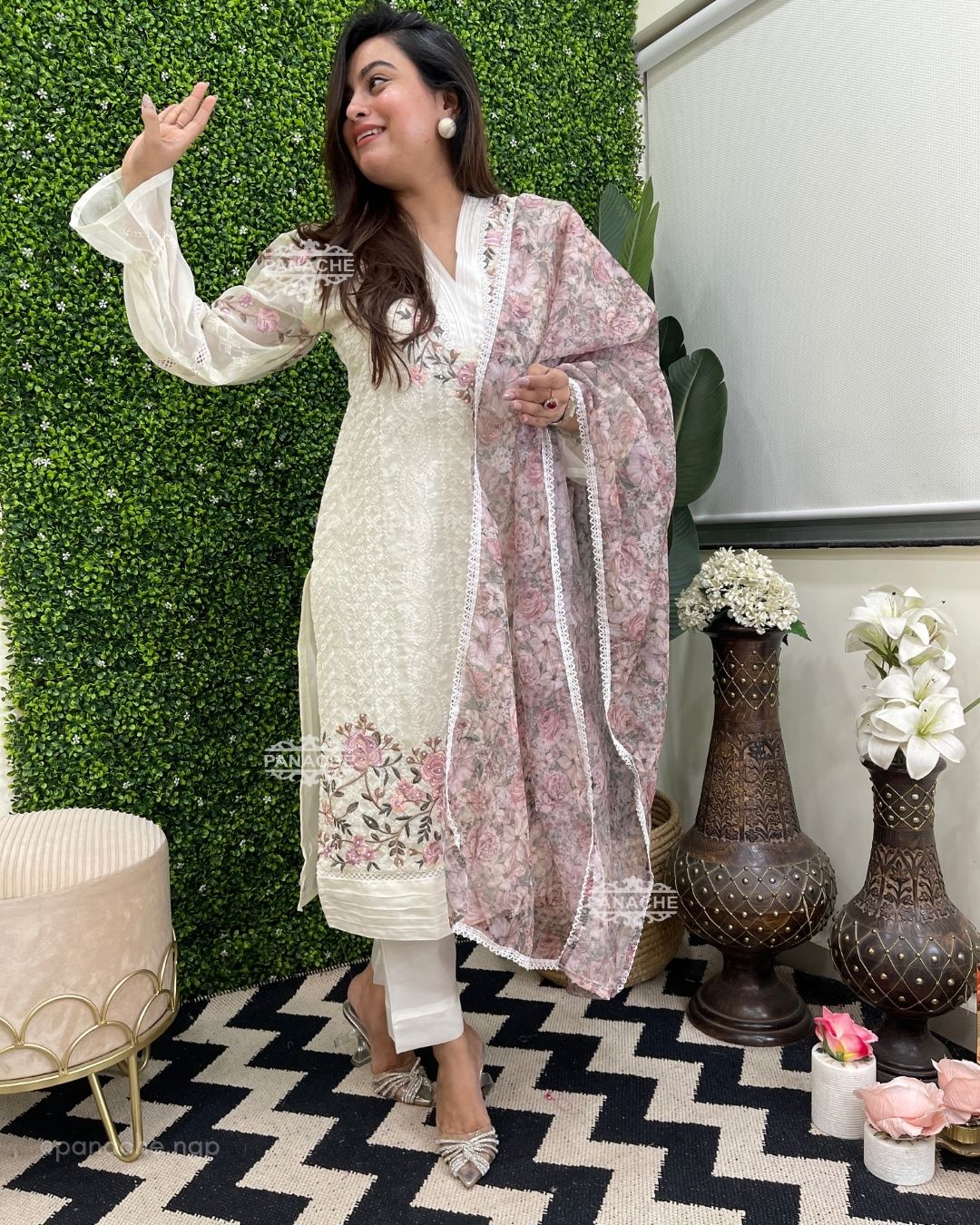 Orgenza karachi suit set