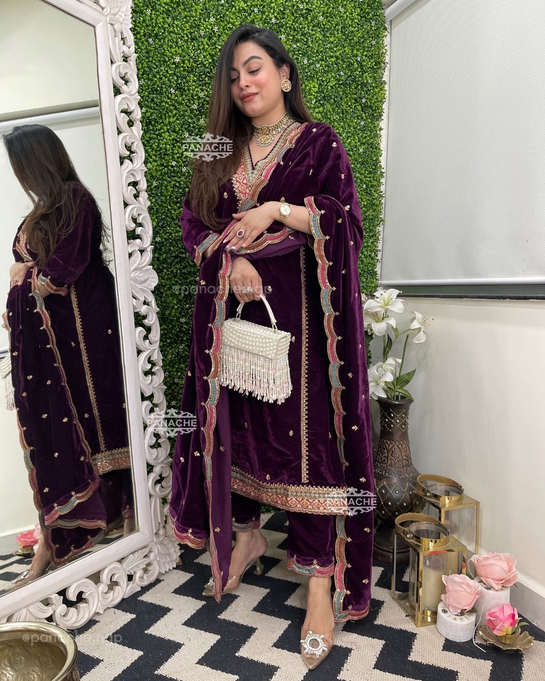 Party-wear Microvelvets