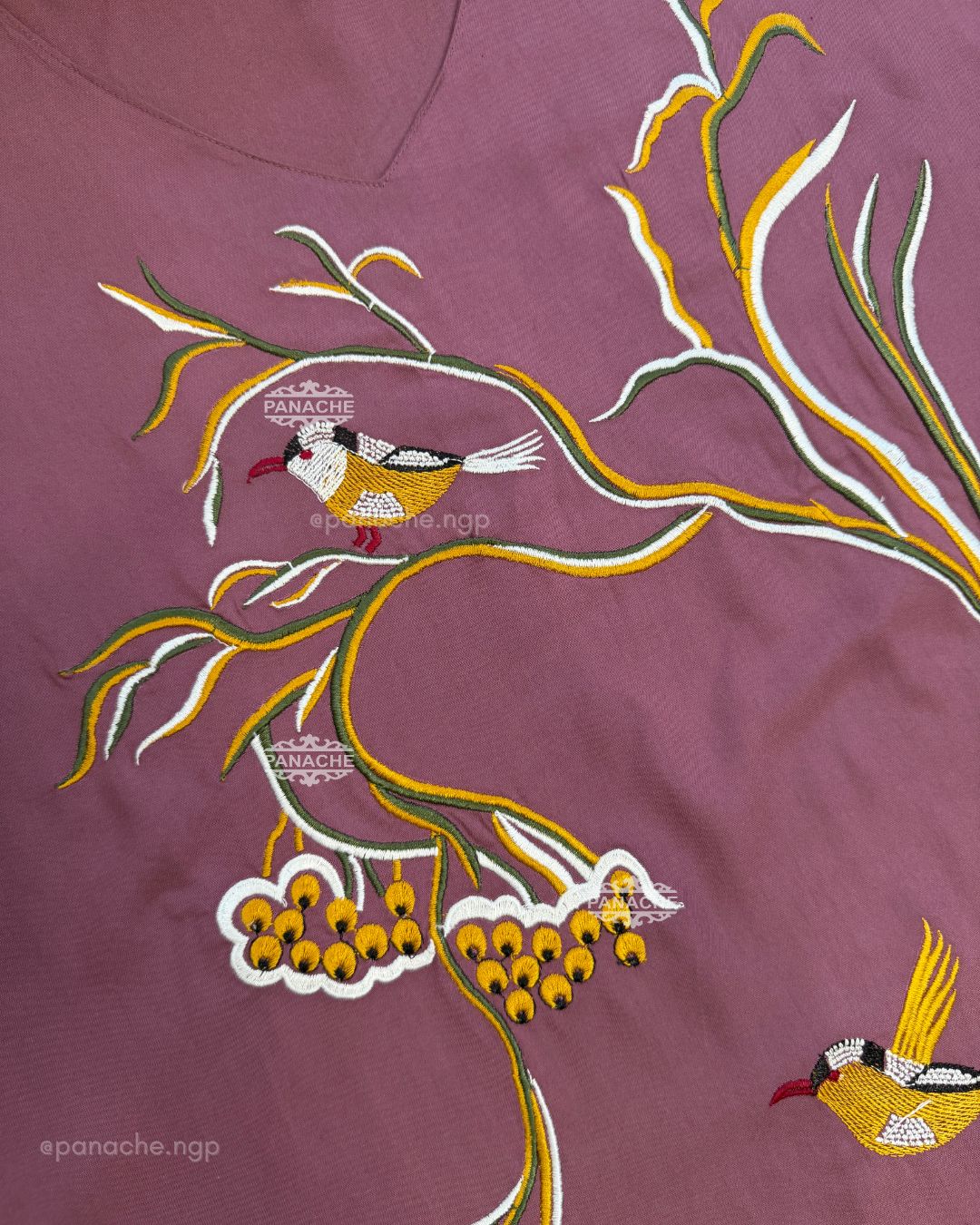 Embroidered cotton coords