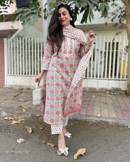 Print on print summer florals