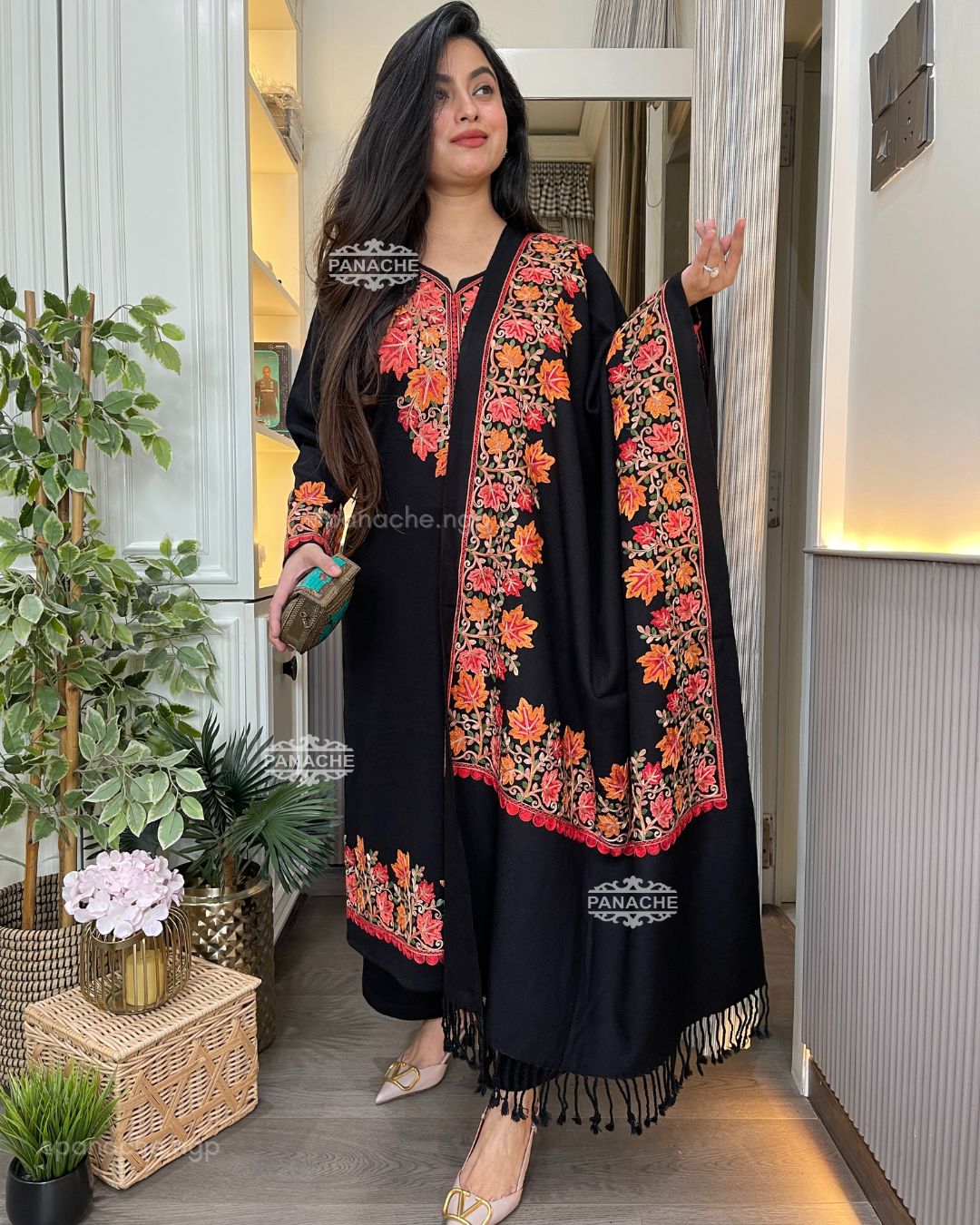 Pashmina woollen suit set